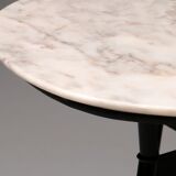 Elegant marble and brass accent table – chic small coffee or side table