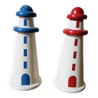 Lighthouse Salt and Pepper Shakers