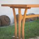 Table bois vintage, table bistrot Maison Guillaume a Bourges, table d'appoi