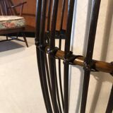 Large rattan floor lamp 1960