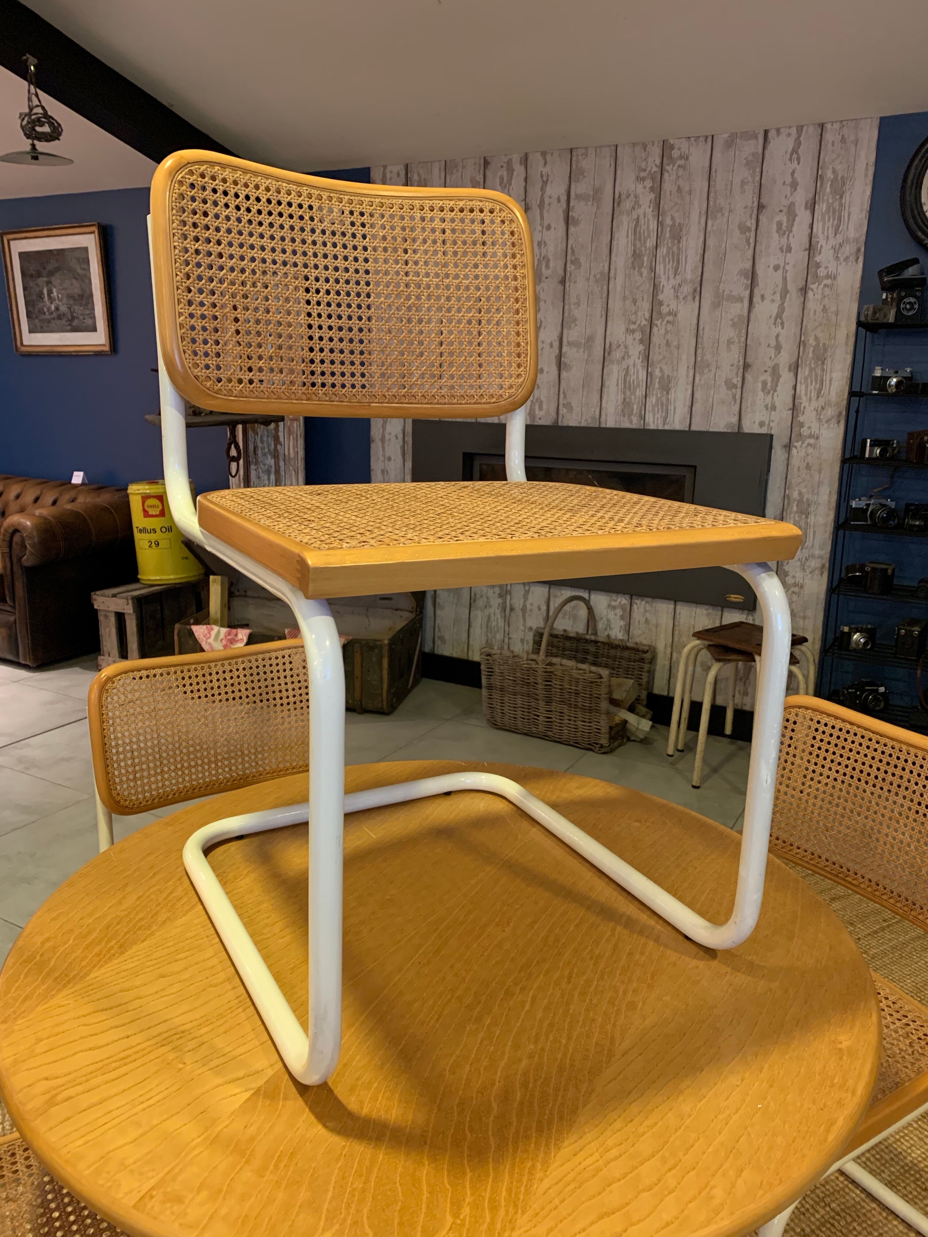 Series of 4 chairs cidue by Marcel Breuer