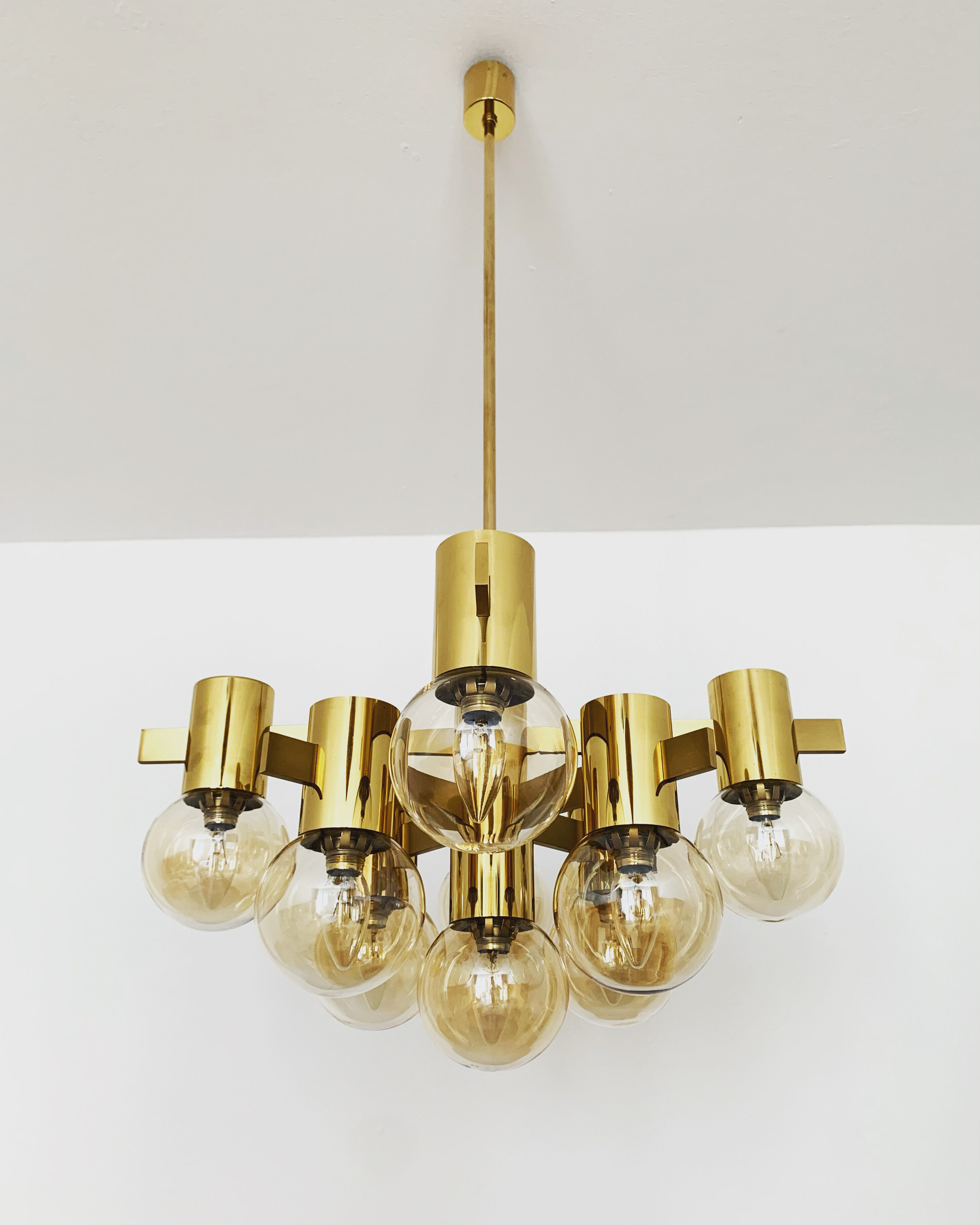 Lustre italien de laiton
