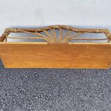 Rattan shelf