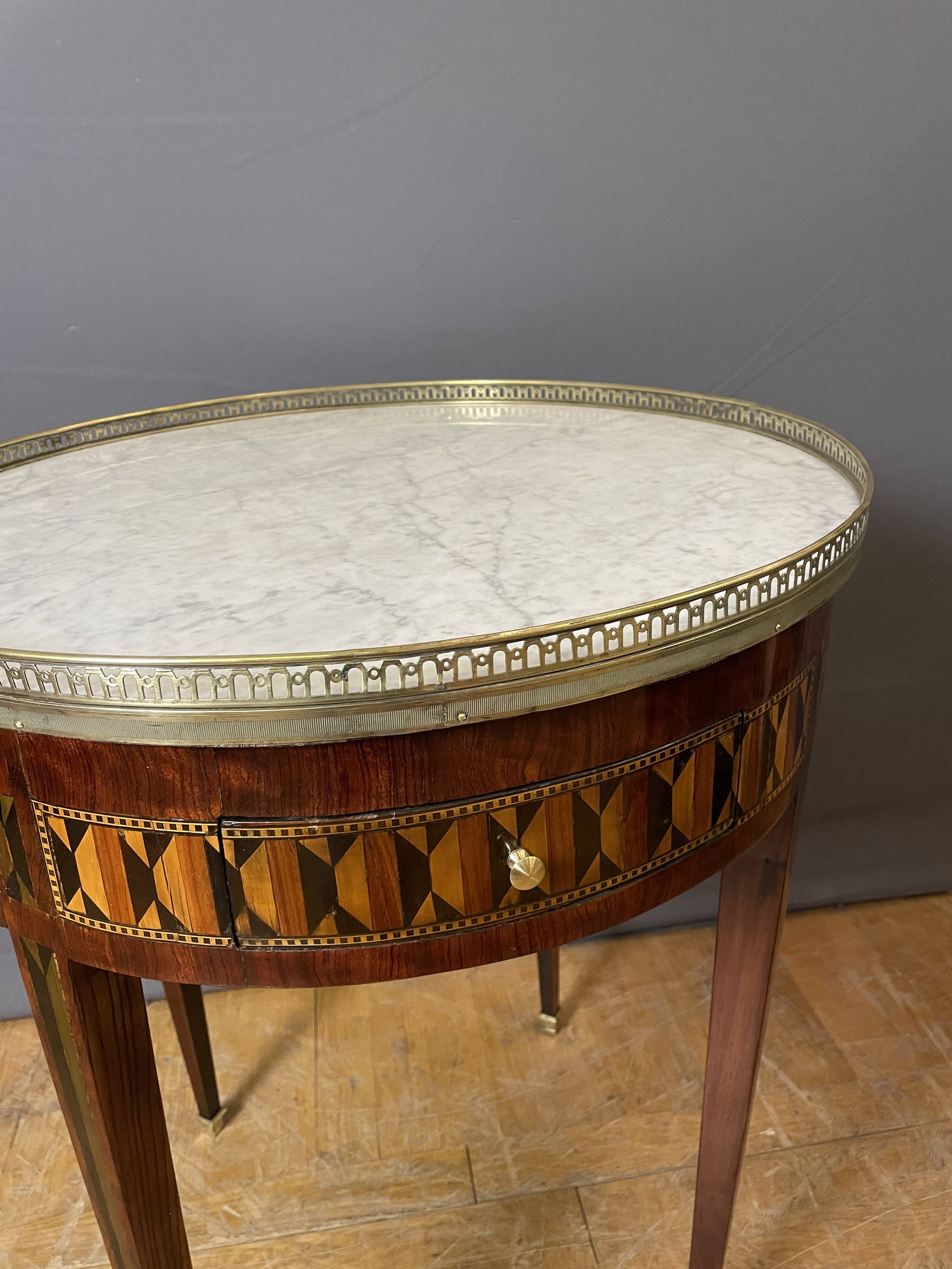 Bouillotte Table Louis XVI early 19th century