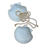 Lot 2 porcelain shells Hôtel de Crillon