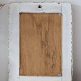 Vintage rattan mirror