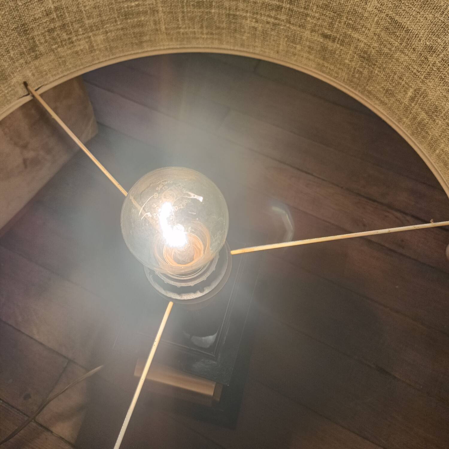 Vintage 70s graphic design lamp