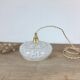 White Clichy glass pendant lamp