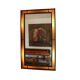 A large backlit mirror, Denmark 1960s.