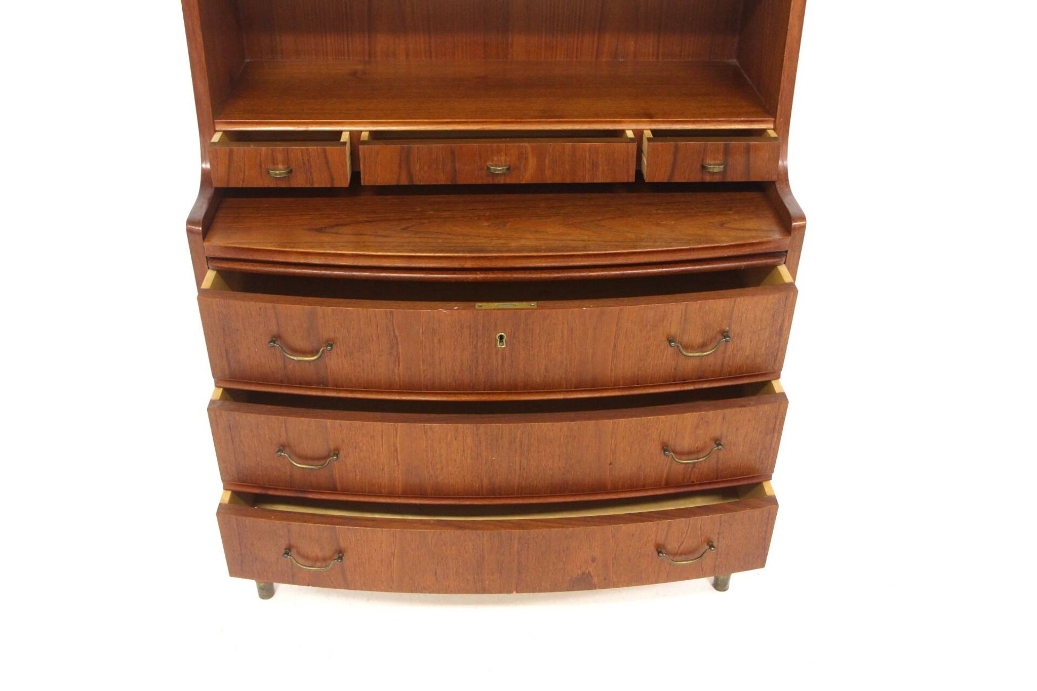 Scandinavian teak secretary, Denmark, 1950