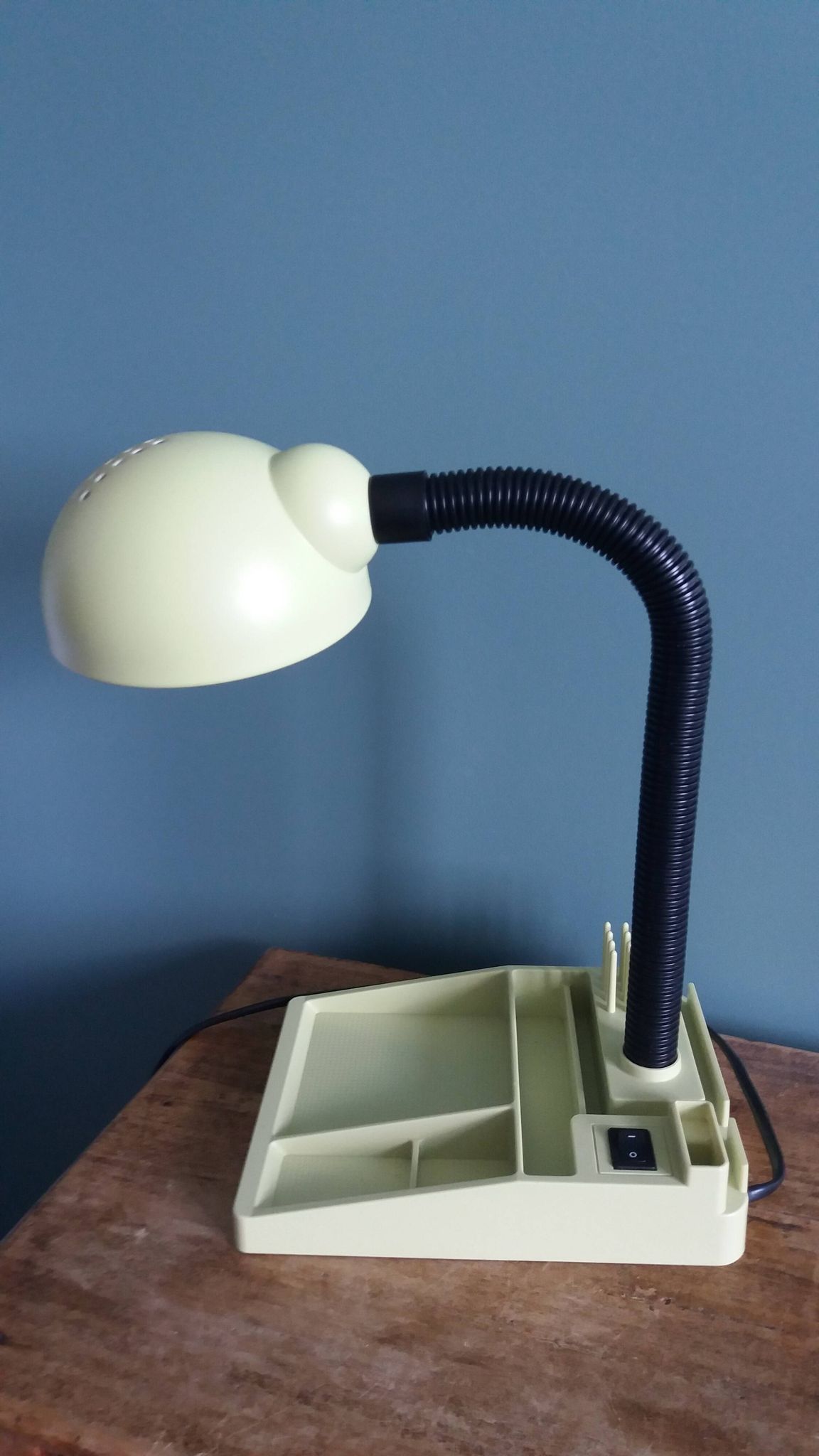 Codilem space age desk lamp in pale green