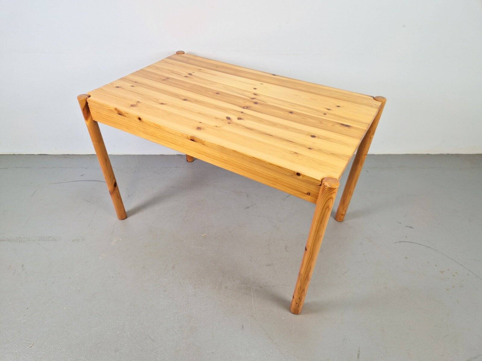 Danish Pine Dining Table by Rainer Daumiller, 1970s