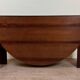 Large oval Gateleg folding table with two leaves in Rio rosewood