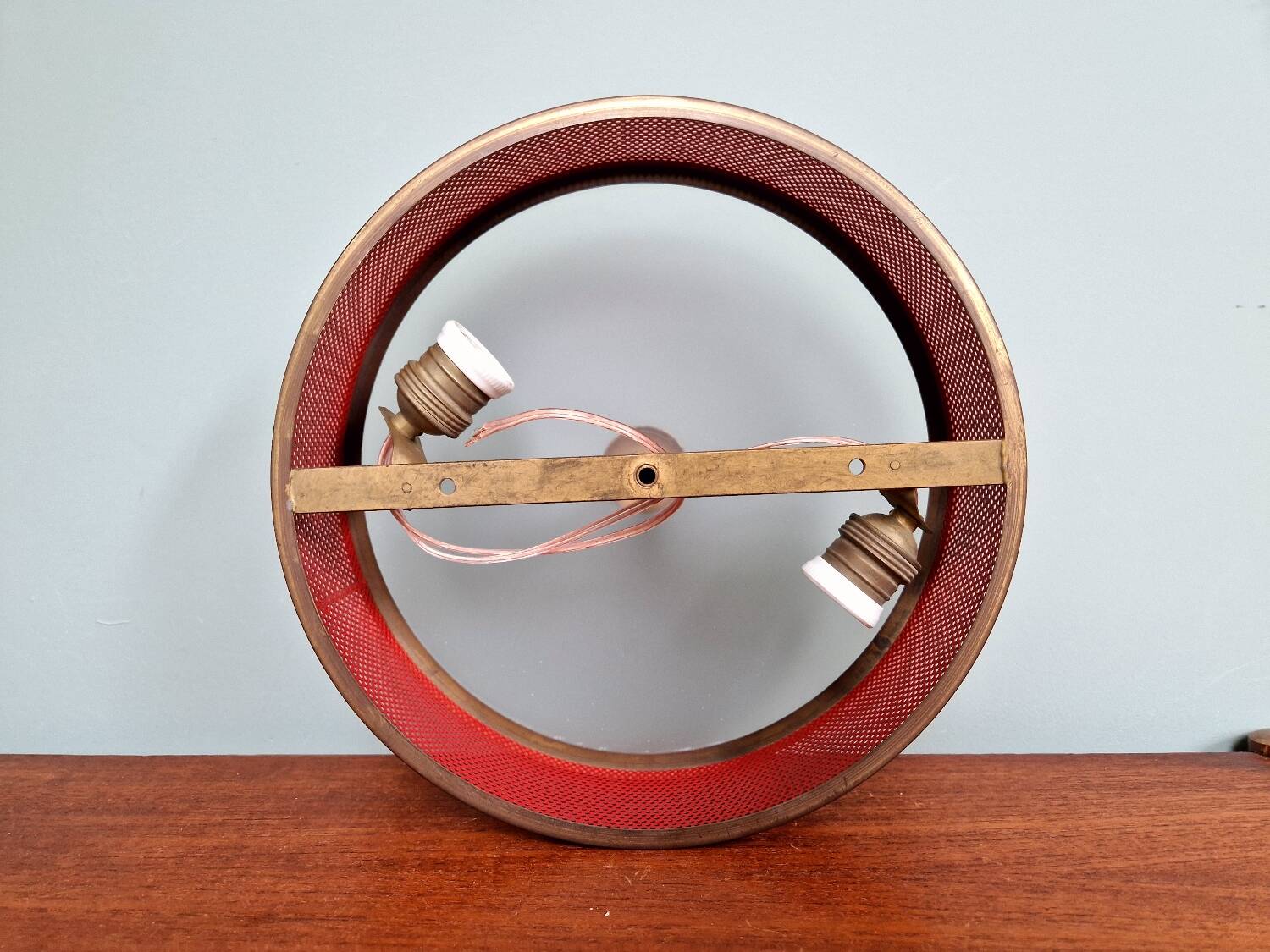 Porthole ceiling light by Lunel, 1950s