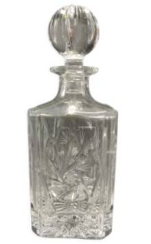 Crystal whiskey decanter