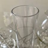 Trio de vases vintage en verre