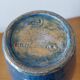 Vase signed Primavera in blue glazed ceramic 1920 1930