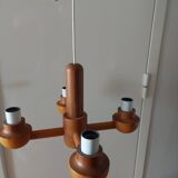 Vintage Ikea pine chandelier