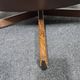 Danish Madsen & Schubell vintage swivel lounge armchair and ottoman