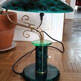 Vintage liner mushroom lamp