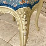 Set of 4 Louis XV style lacquered chairs