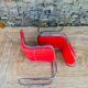 Ensemble de 4 chaises métal design italien