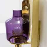 Pair of sconces wall lamp by Hans-Agne Jakobsson model V-222, Sweden