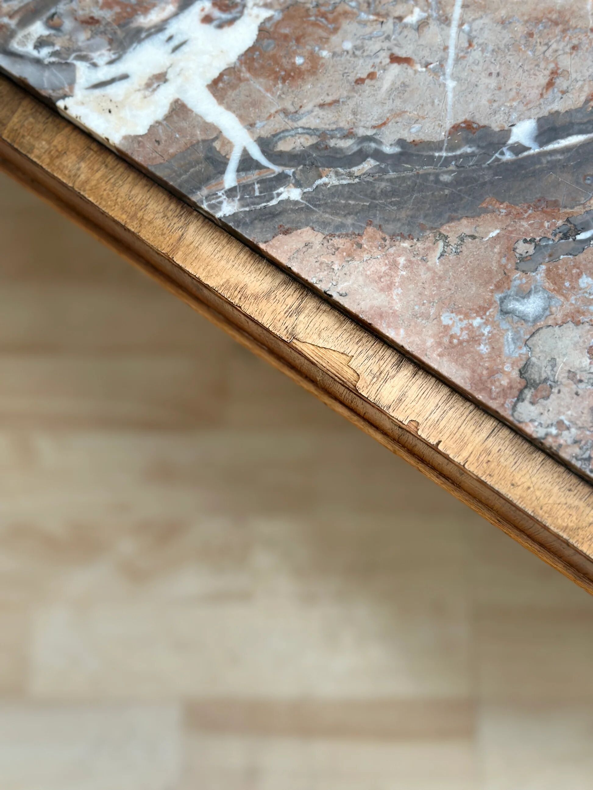 Art Deco marble coffee table