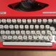 Olympia Traveller Luxe Typewriter Vermilion Red