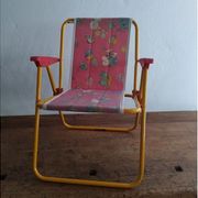 Foldable camping chair for vintage children