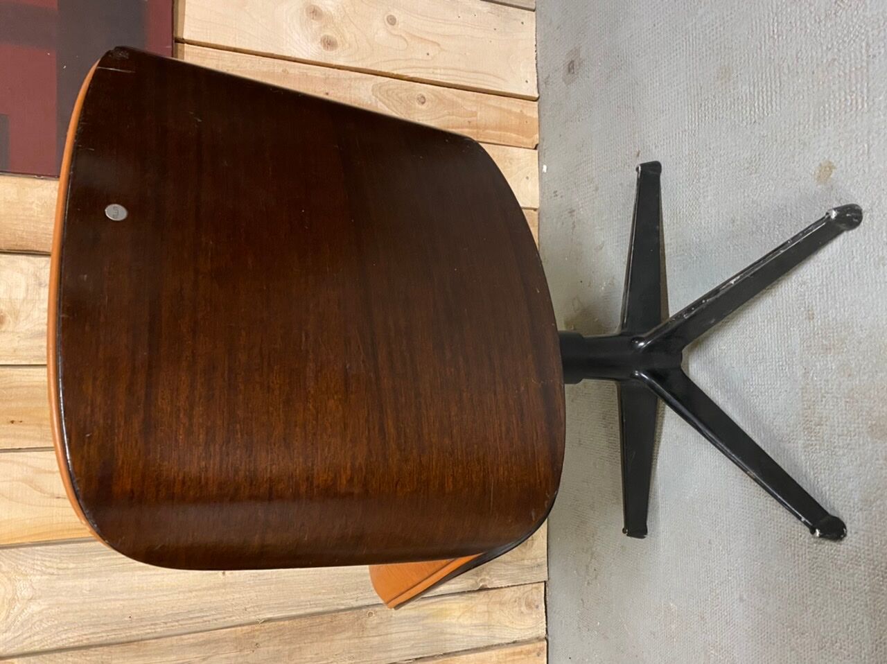 MIM Ico Parisi vintage leather desk armchair