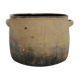 Cooking pot, terracotta pot cover, glazed interior. Year 50