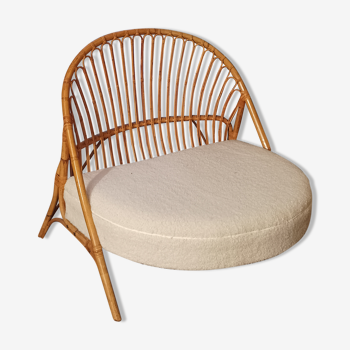 Rattan armchair from the 60s