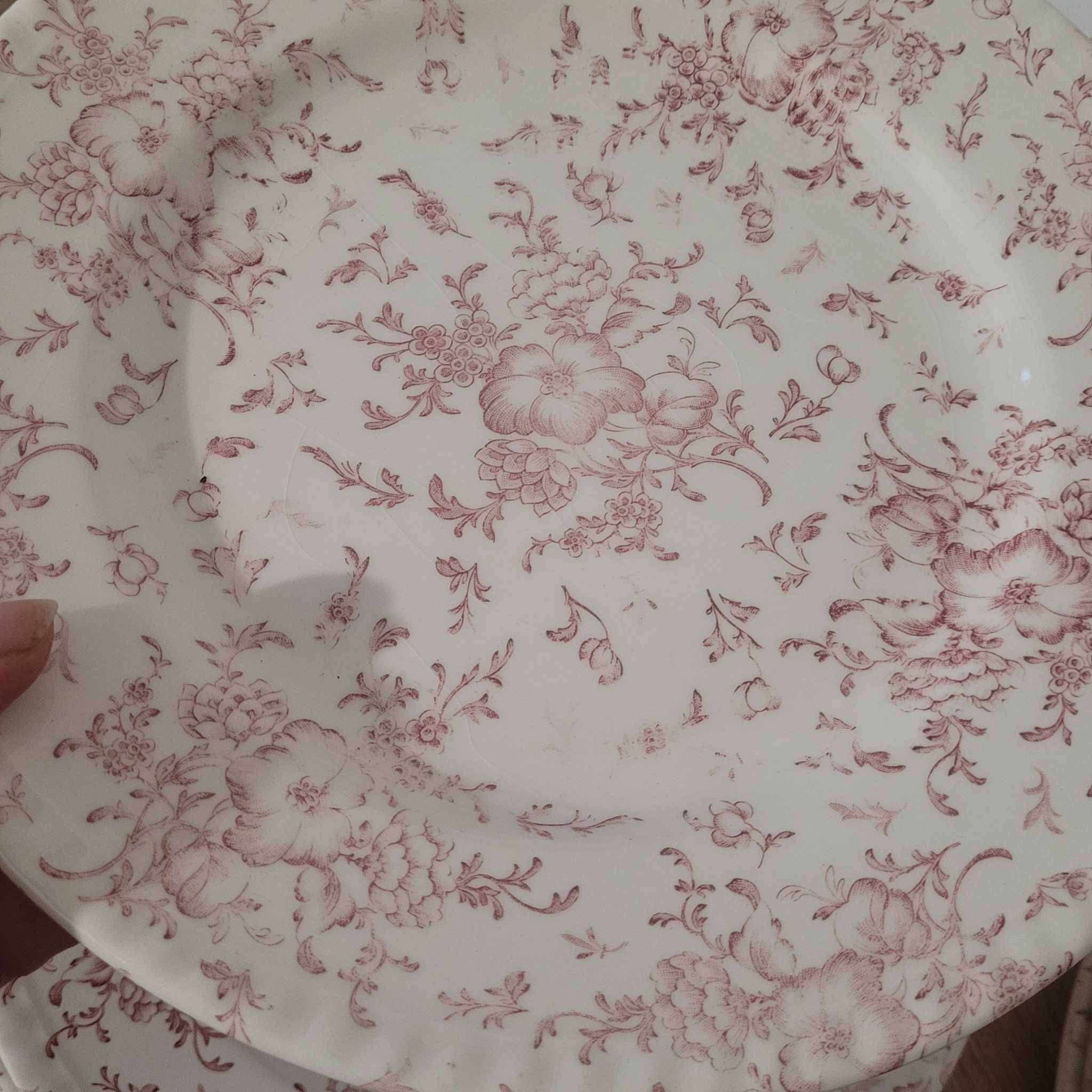 16 assiette Lunéville Englishstyle