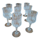 8 crystal stemmed glasses