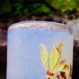 Magnificent Legras Art Nouveau vase from 1900 in frosted enamelled glass.