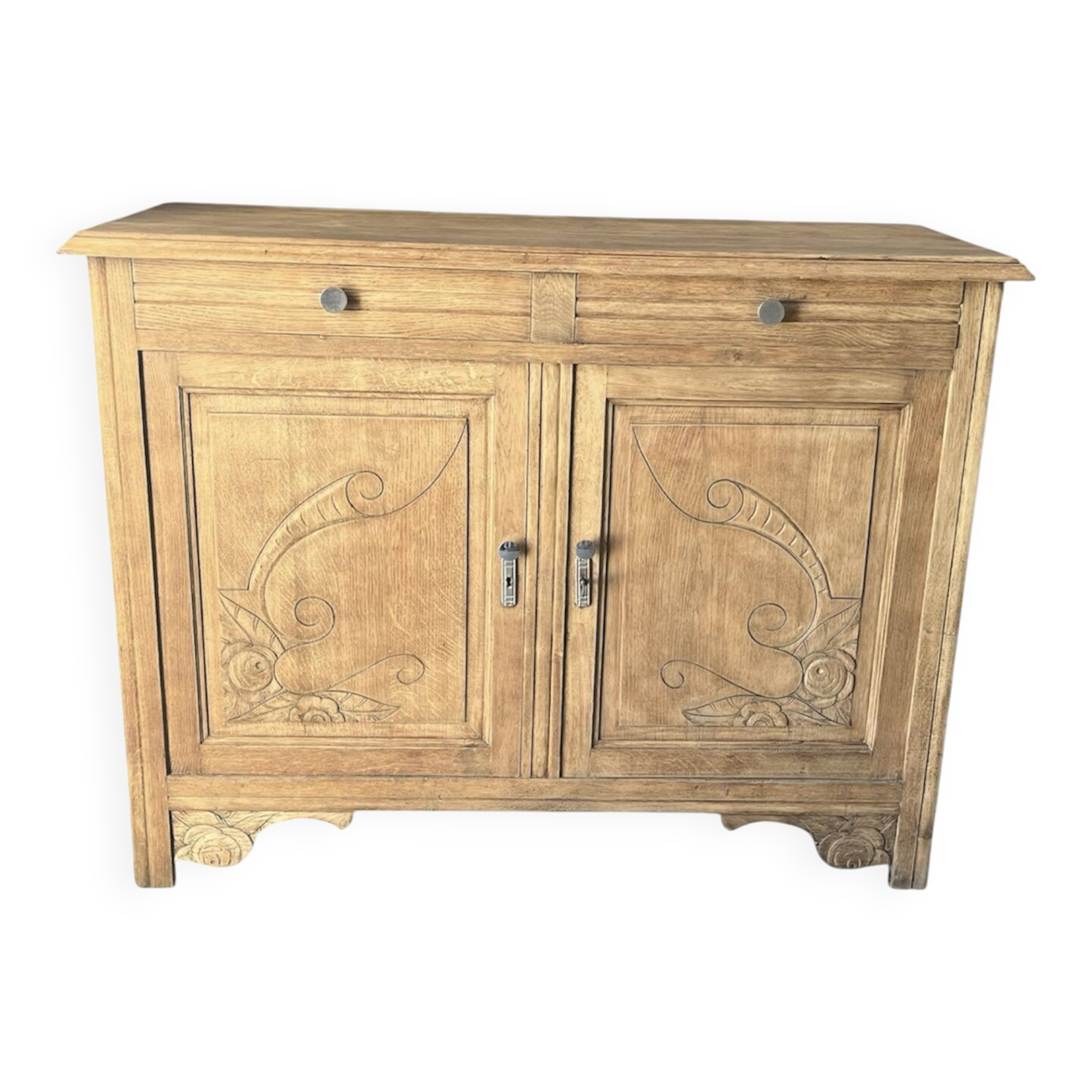 Art Deco oak Parisian sideboard