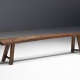 Brutalist Wabi Sabi Benches, France, 19th Century