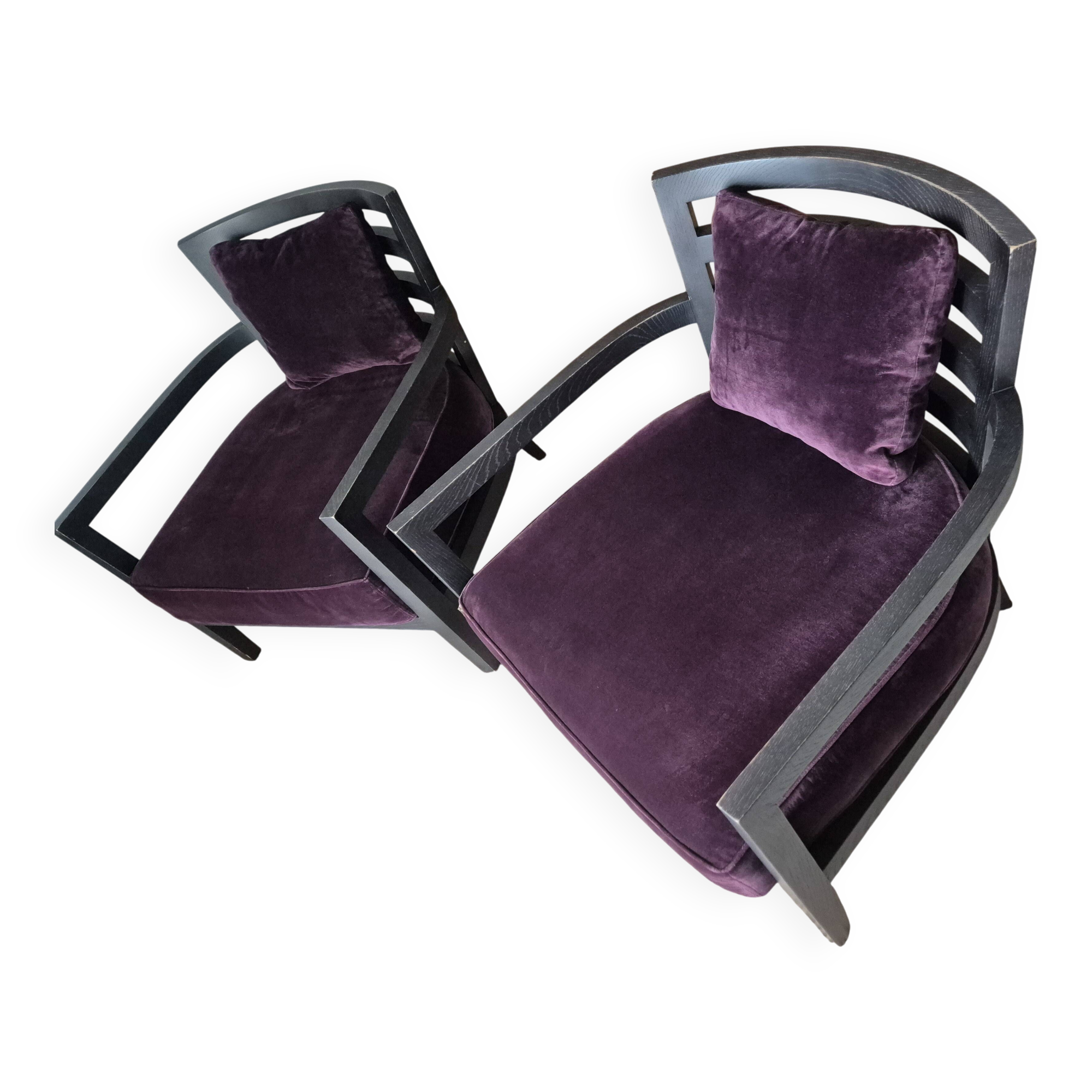 "Meda" armchairs by Frigerio