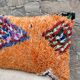 Vintage Berber Kilim cushion cover: Moroccan wool cushion.