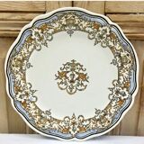 6 dessert plates dessert Gien the children at the press Dionysos 1938/1960