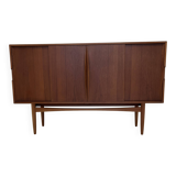 Sideboard in Teak with Sliding Doors, 1965