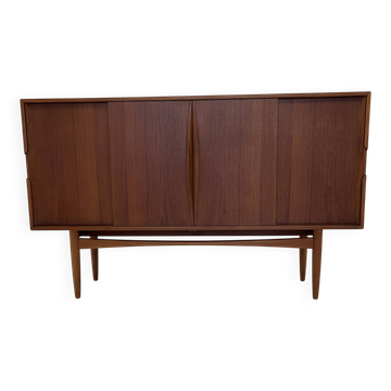 Sideboard in Teak with Sliding Doors, 1965