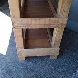 Old solid wood workbench furniture
