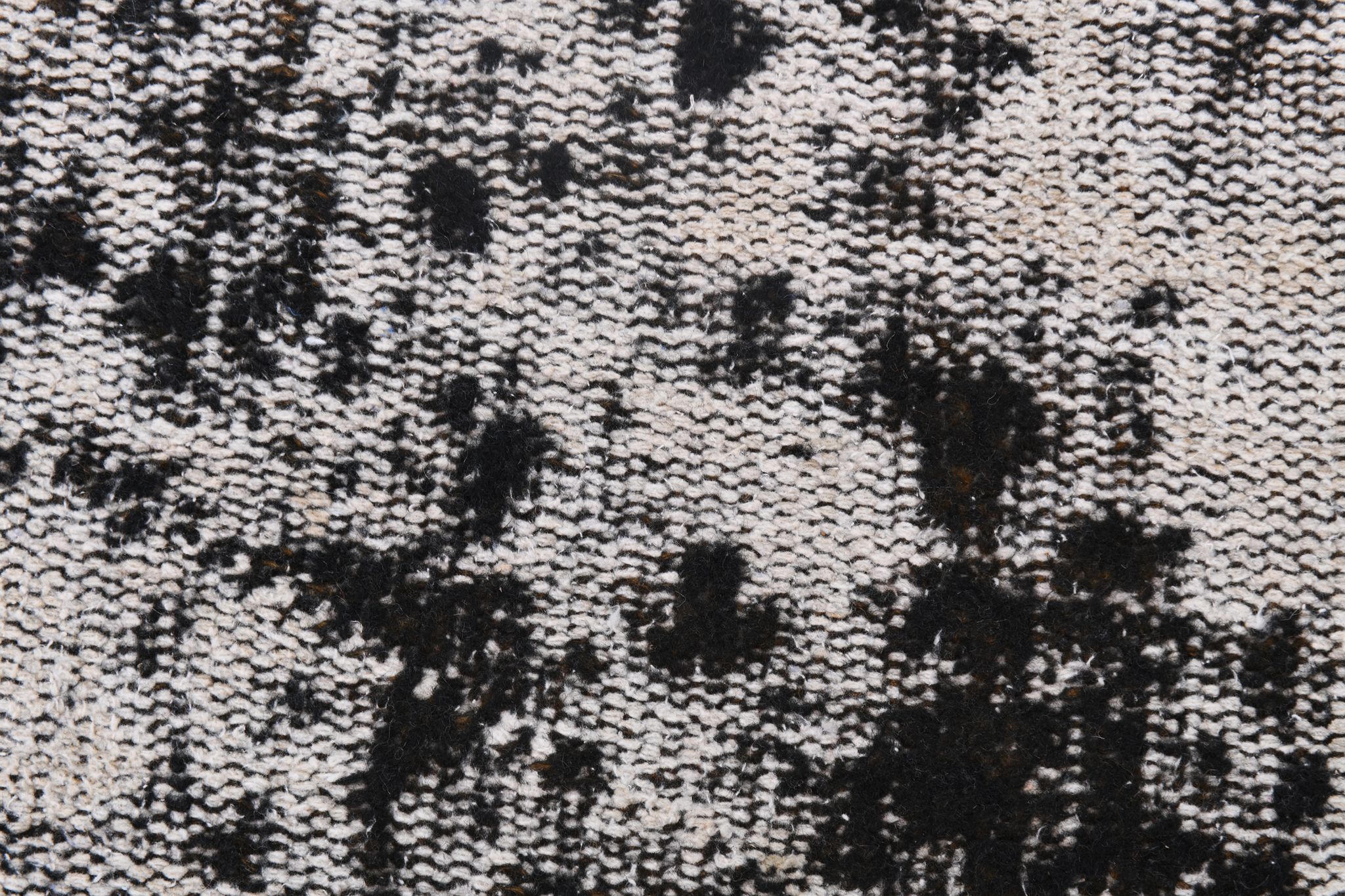 Distressed wool vintage tapis rugs 243x158cm