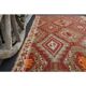 Vintage Turkish Hand-Knotted Wool Cotton Red Runner Rug 146x335