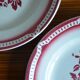 Lot de 2 assiettes Digoin et Sarreguemine, collection cevennes