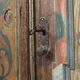 Folk art painted bridal wardrobe
