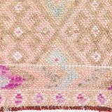 Vintage Super Soft Pink Runner Rug, 85x394Cm