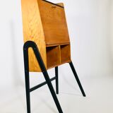 Vintage secretary with compass foot, France 1950's